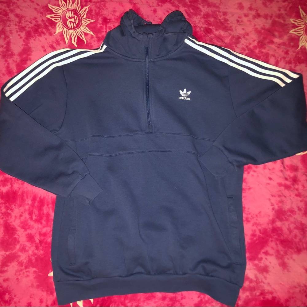 Blue adidas sweatshirt